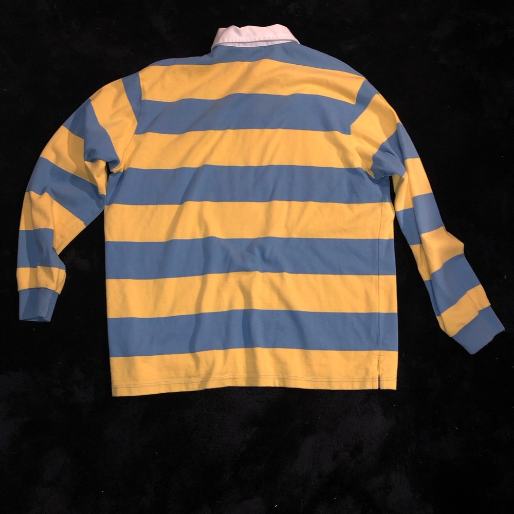 Ralph Lauren Polo Sport Yellow & White Rugby Polo - Picture 9 of 9